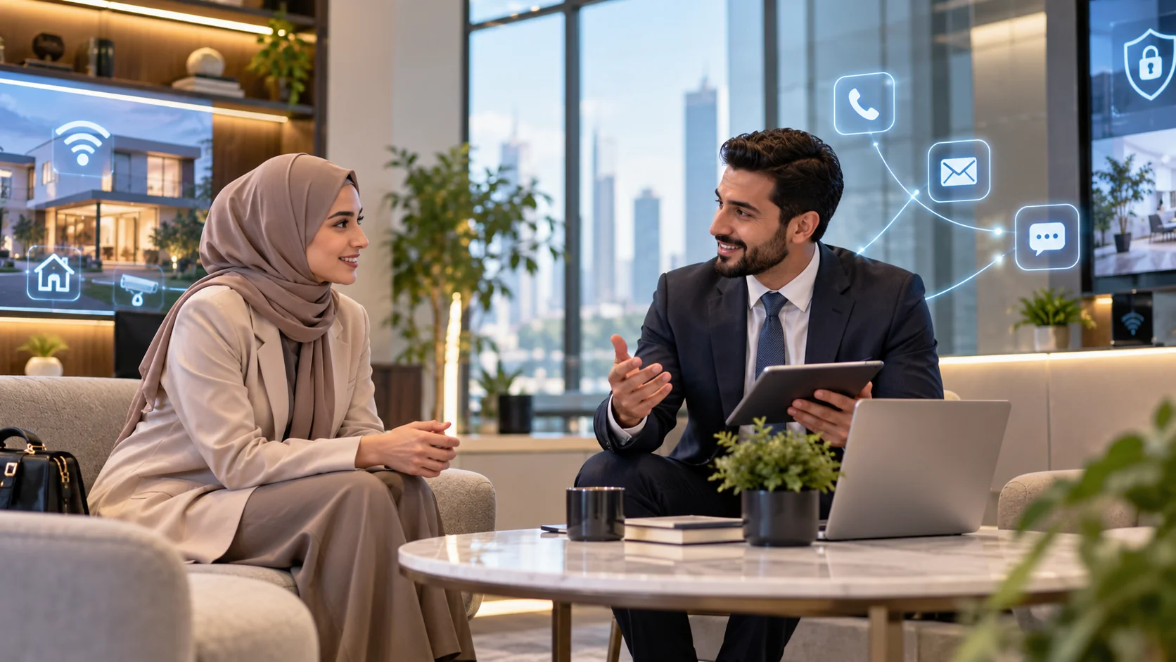 Smart home consultation with an Alnoor Smart Home specialist